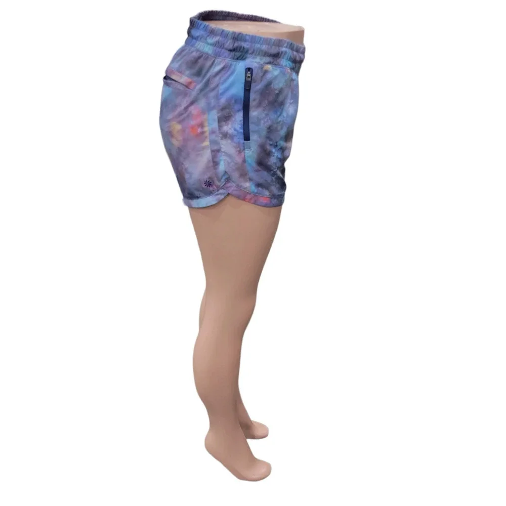 Athleta All Play Tie Dye Printed‎ Athletic Shorts Size XXL 16